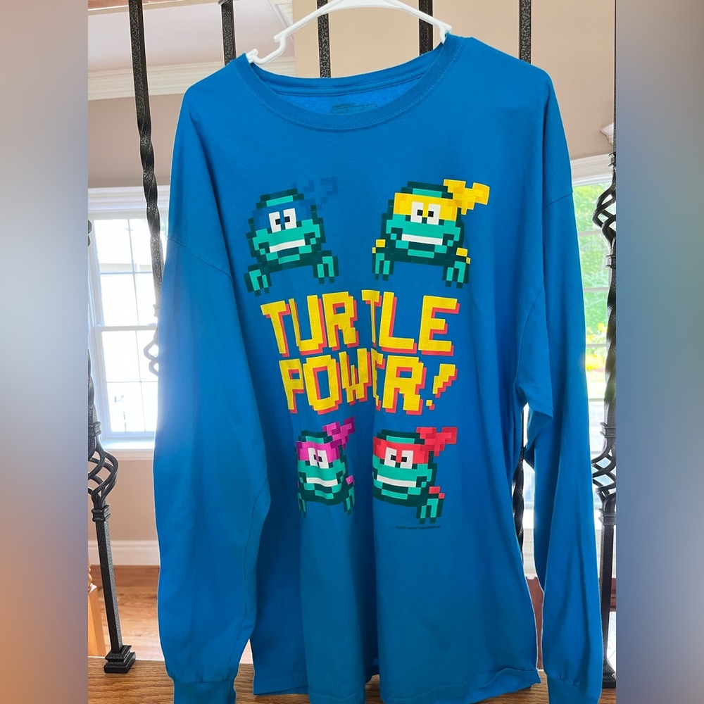 Turtle power shirt long sleeve size 2XL